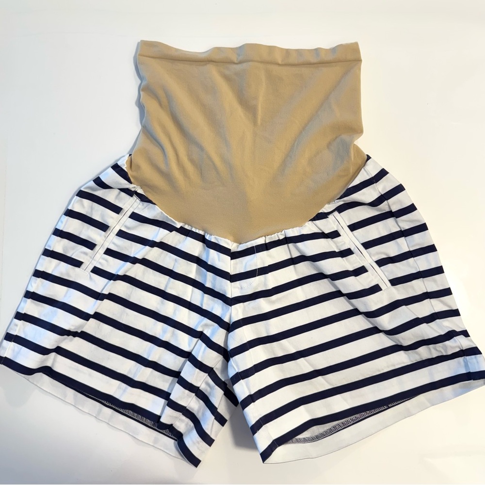 Motherhood Maternity Striped Shorts - Size M